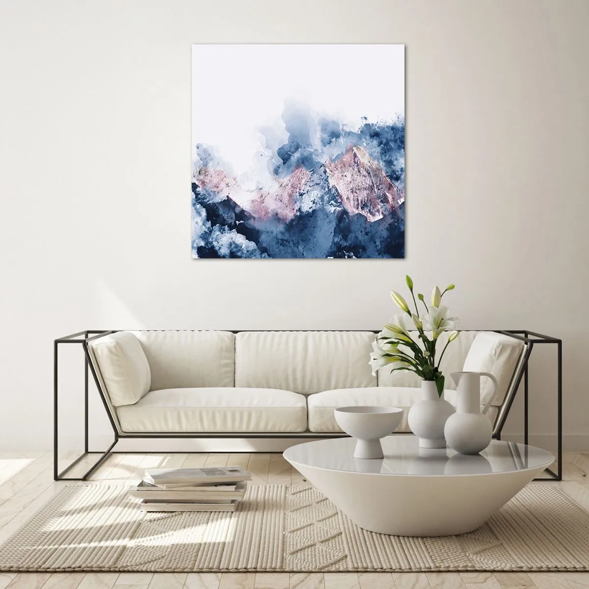 Obraz na skle - To sú vrcholy! - 60x60 cm