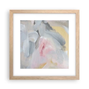 Plagát v ráme zo svetlého duba - V pastelovom svete - 30x30 cm