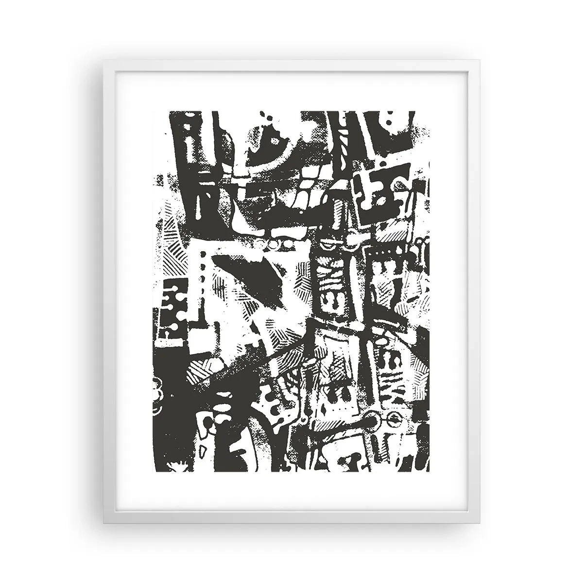 Plagát v bielom ráme - Poriadok alebo chaos? - 40x50 cm