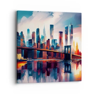 Obraz na plátne - Famózny New York - 40x40 cm
