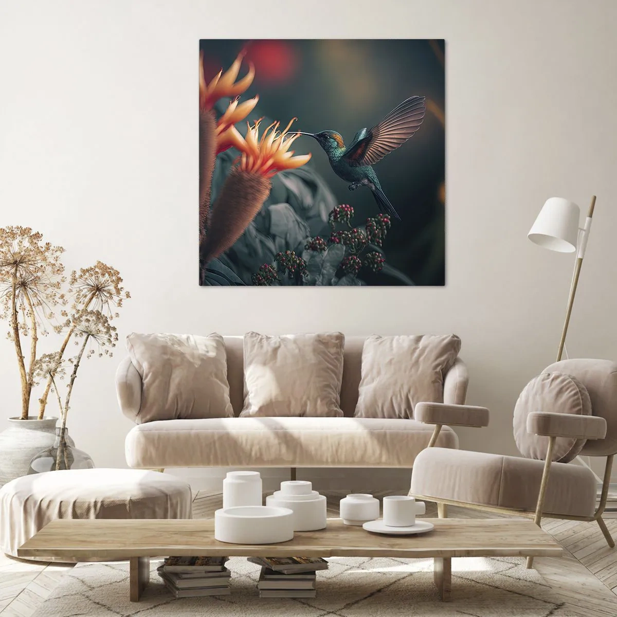 Obraz na plátne - Skutočne pestrý život - 60x60 cm