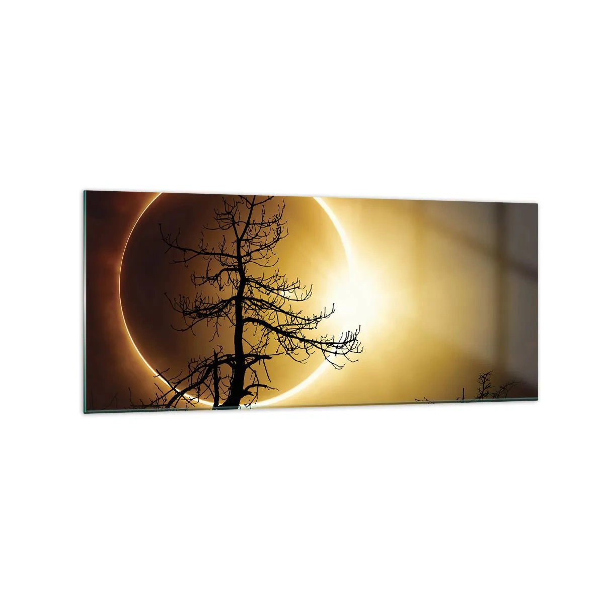 Obraz na skle - Úplné zatmenie - 120x50 cm