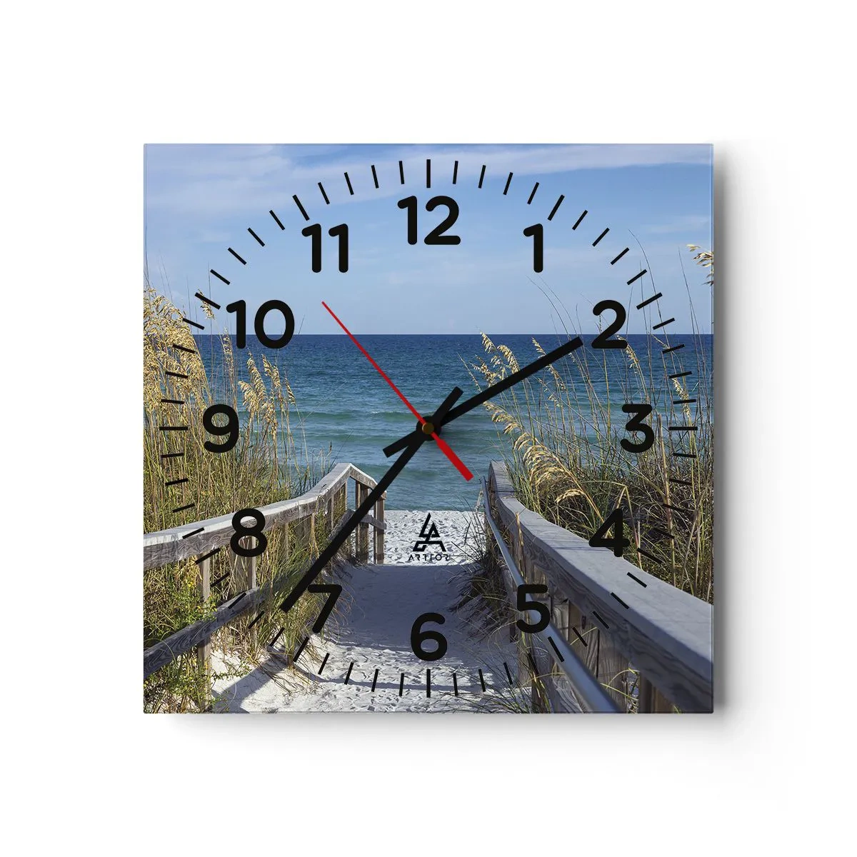 Nástenné hodiny - Na slnku, vo vetre - 30x30 cm