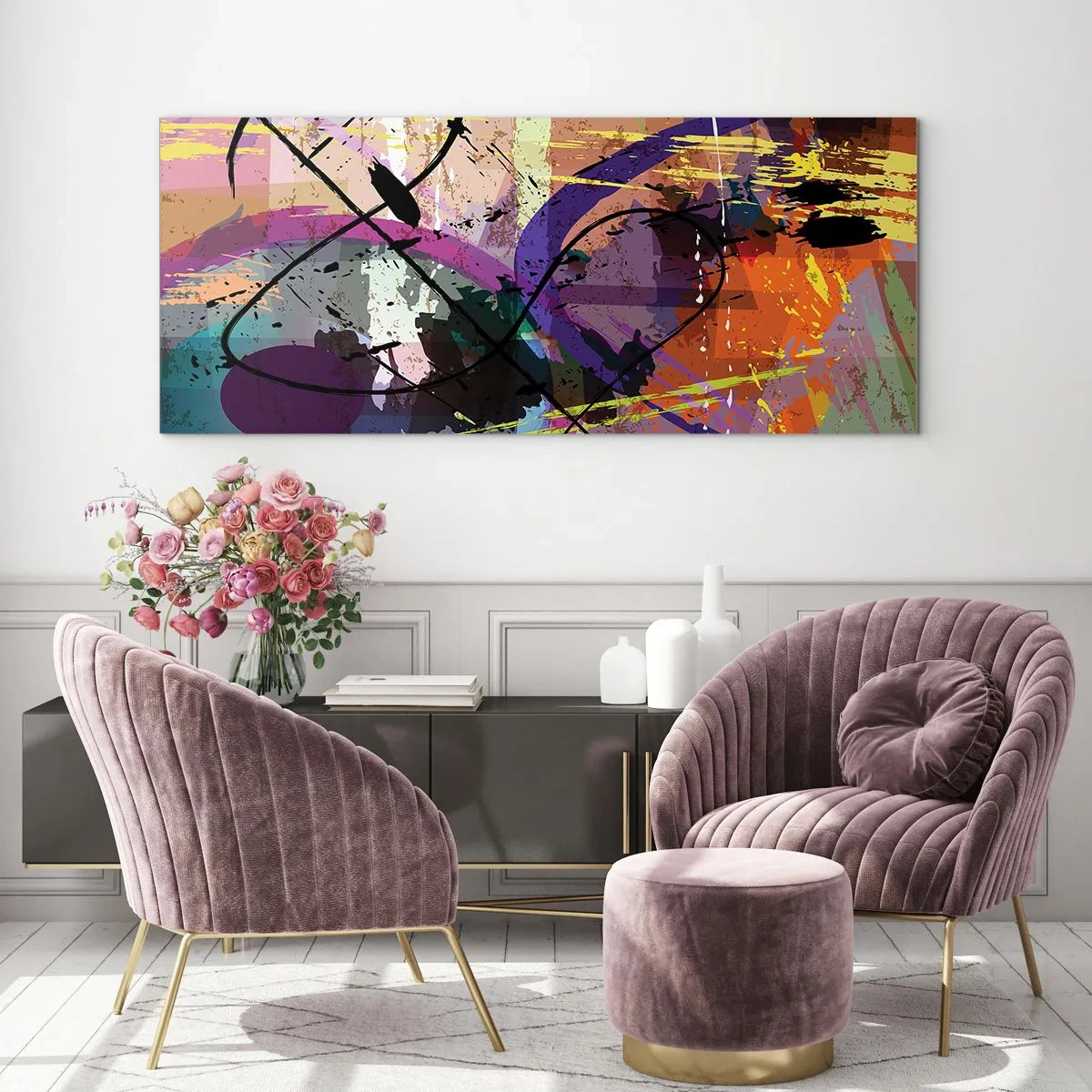 Obraz na skle - Možno priamo alebo okolo - 160x50 cm