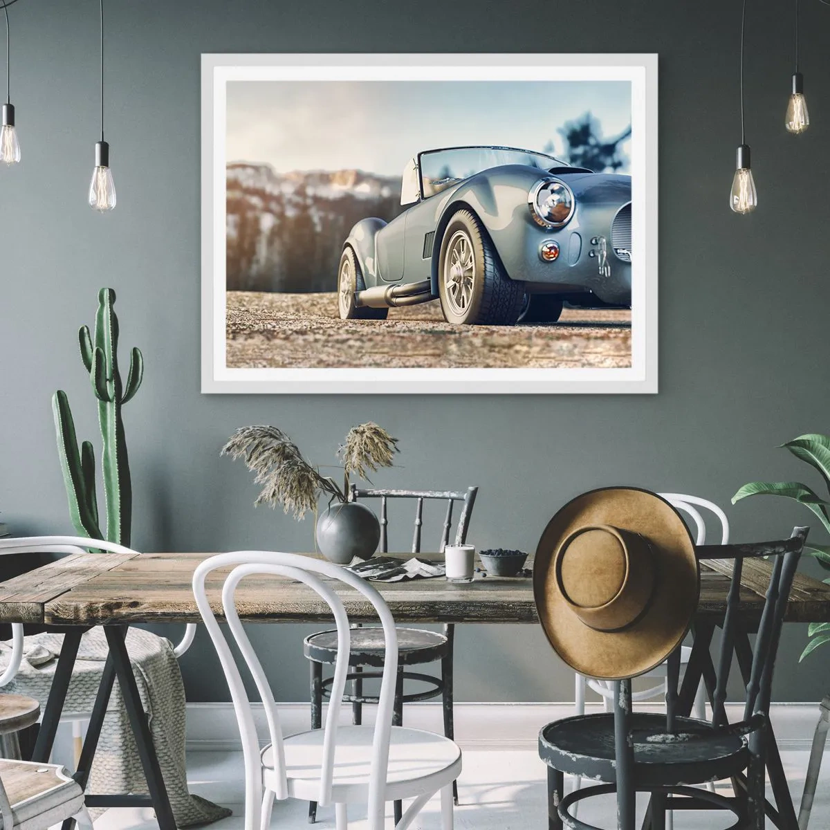 Plagát v bielom ráme - Pretože na štýle záleží - 91x61 cm