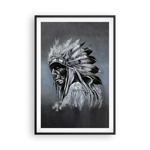 Plagát v čiernom ráme - Návrat k základom - 61x91 cm