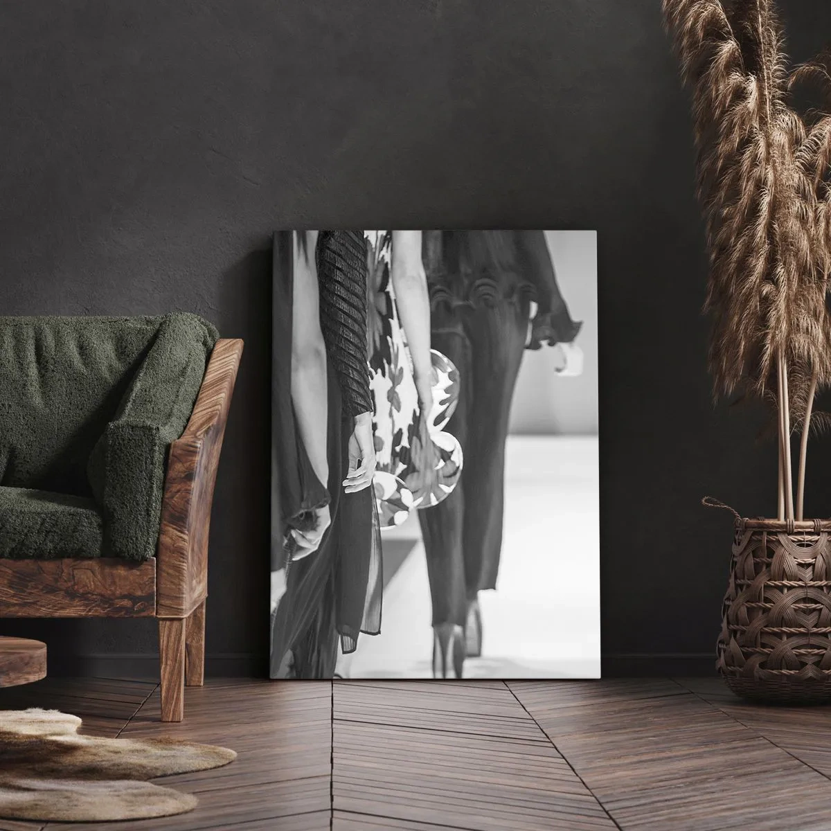 Obraz na plátne - Štýlový sprievod - 65x120 cm