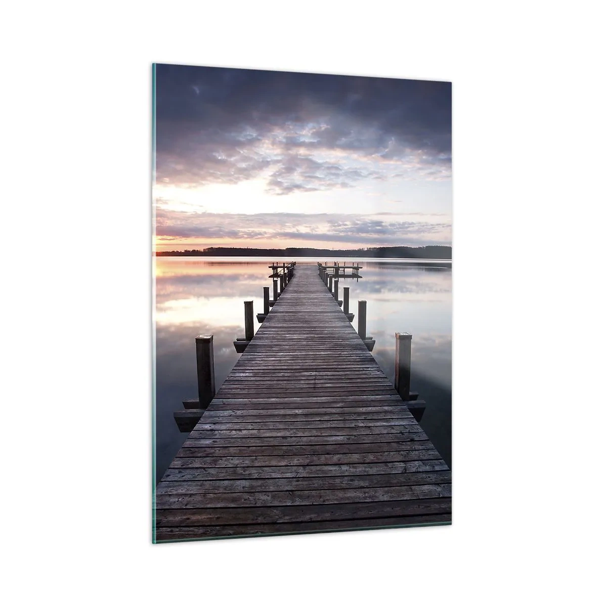 Obraz na skle - Tichá hranica medzi dňom a nocou - 50x70 cm
