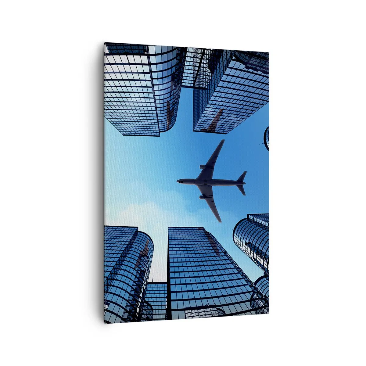 Obraz na plátne - Pohľad zo sklenenej rokliny - 80x120 cm