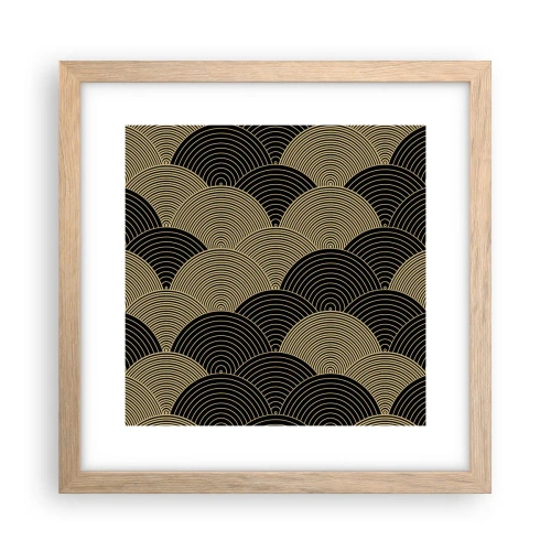 Plagát v ráme zo svetlého duba - Jednota v mnohosti - 30x30 cm