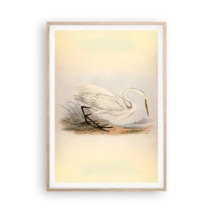 Plagát v ráme zo svetlého duba - Pani rákosín - 70x100 cm