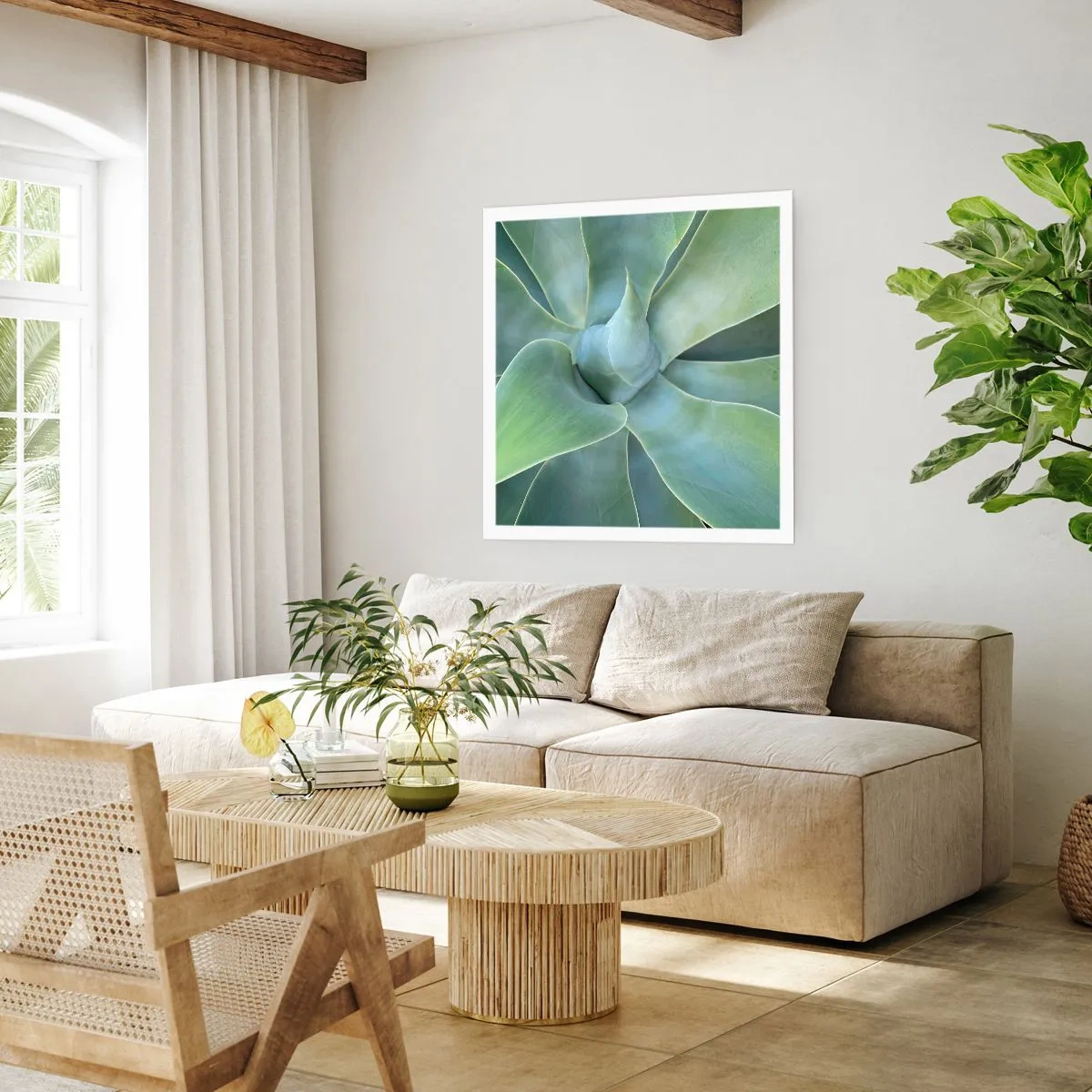 Plagát - Zrodenie zelene - 60x60 cm