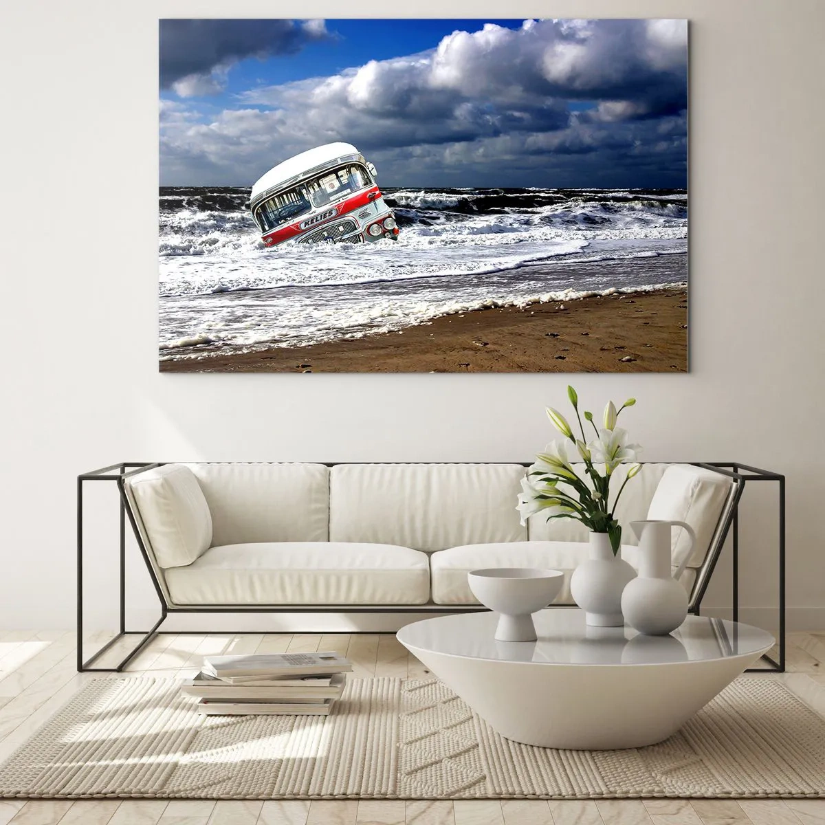 Obraz na skle - A čomu sa čuduješ? - 100x70 cm