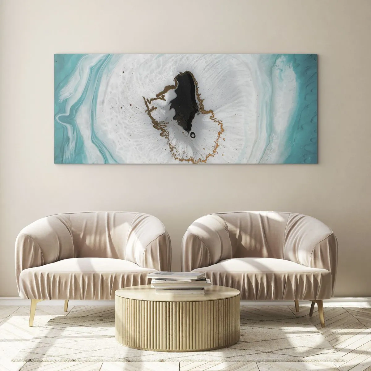 Obraz na skle - Preniknúť dovnútra - 120x50 cm