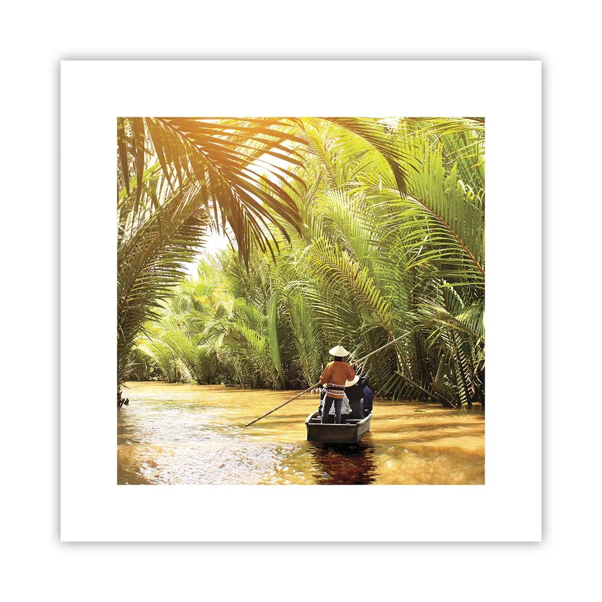 Plagát - Palmovou roklinou - 30x30 cm