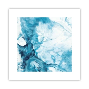 Plagát - Modrý koncert - 30x30 cm