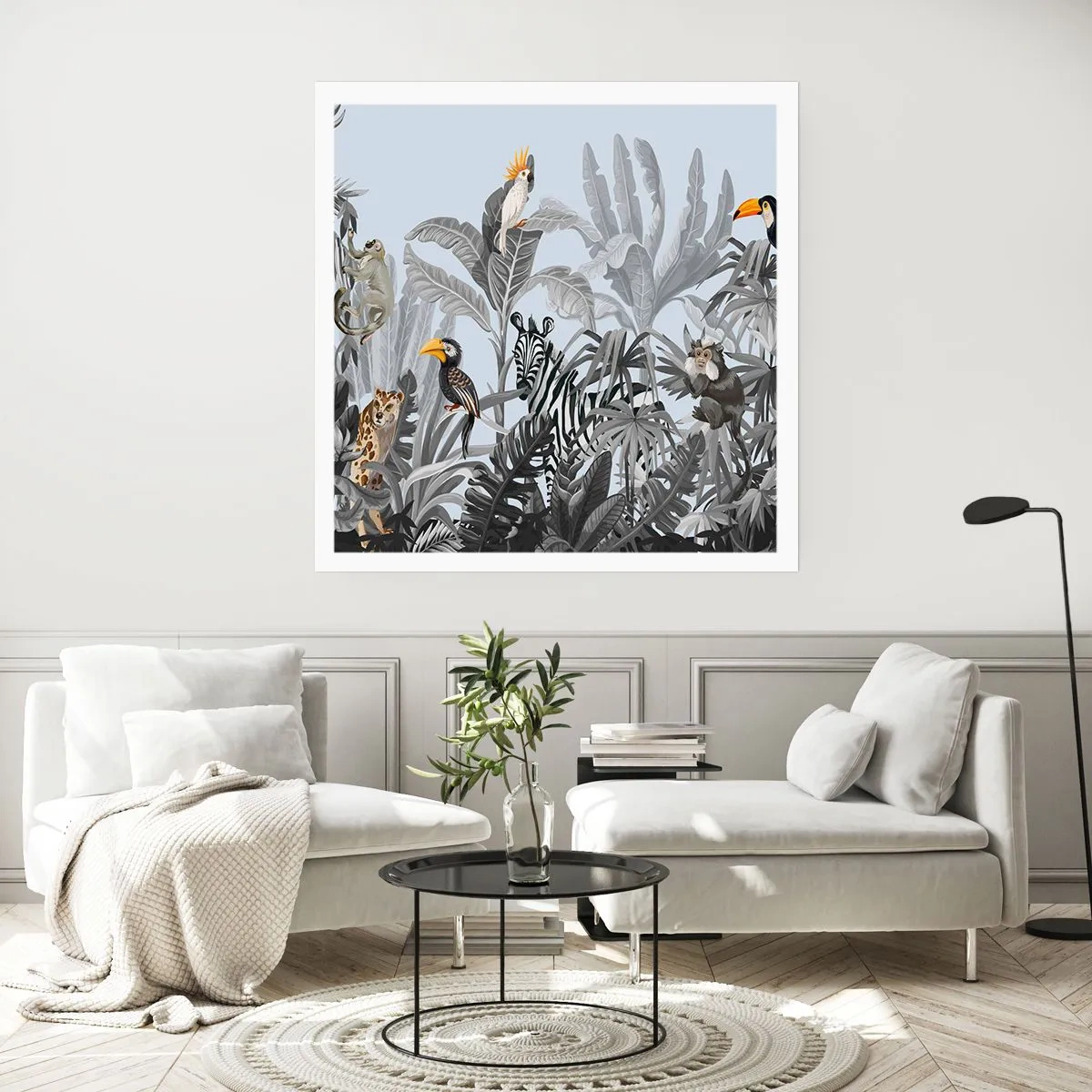 Plagát - Africká rozprávka - 60x60 cm