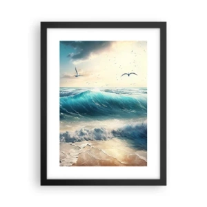 Plagát v čiernom ráme - Šušťanie len pre teba - 30x40 cm