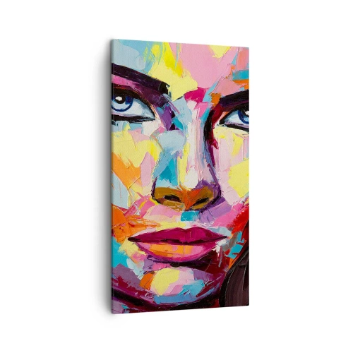 Obraz na plátne - Tiež farebná duša - 45x80 cm