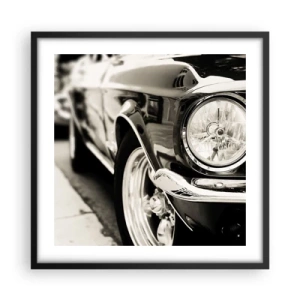 Plagát v čiernom ráme - Nepominuteľný lesk - 50x50 cm