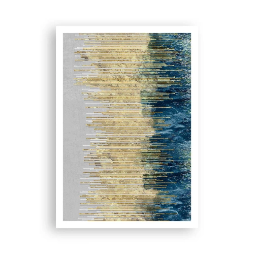 Plagát - Pozlátená hranica - 70x100 cm