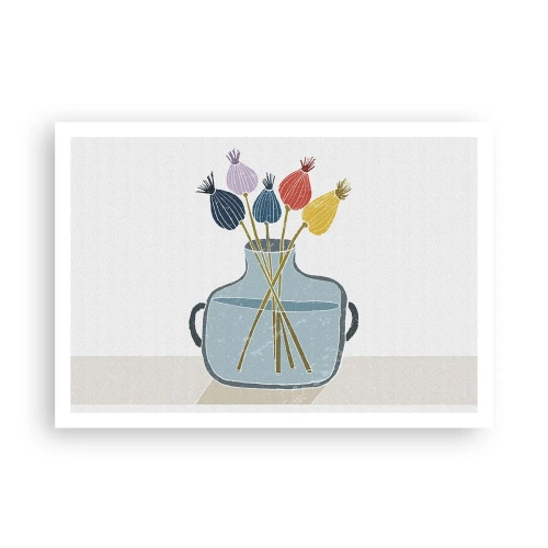 Plagát - Makové kvety - 100x70 cm