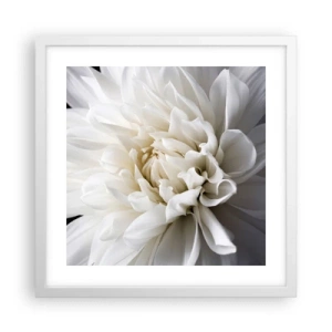 Plagát v bielom ráme - Ráno s nevestou - 40x40 cm