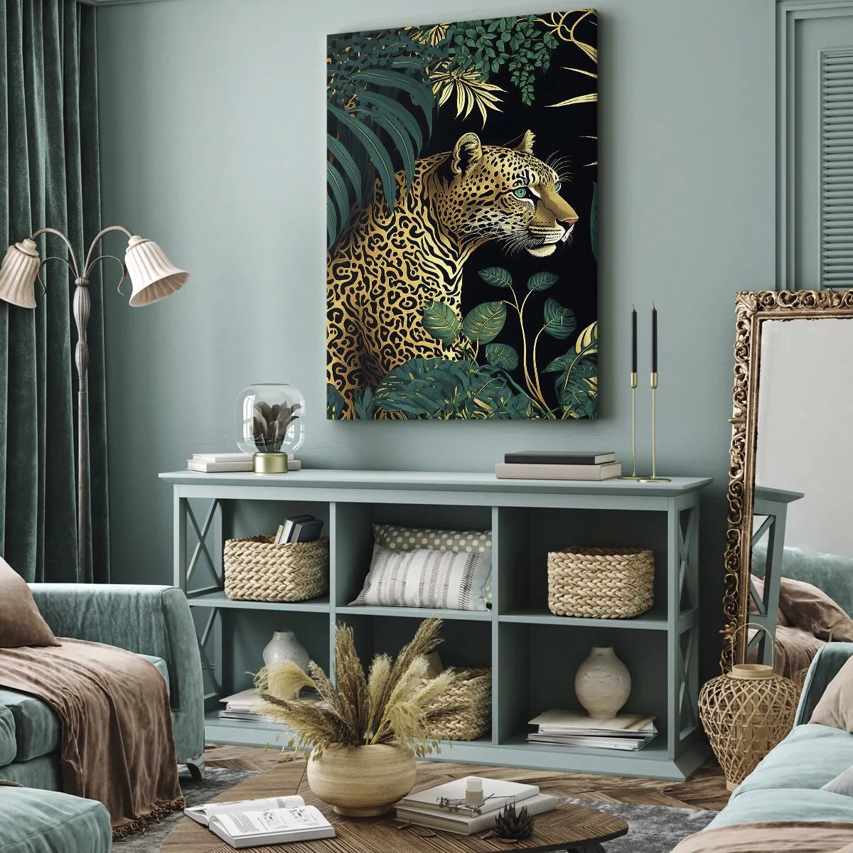 Obraz na plátne - Hospodár v džungli - 50x70 cm