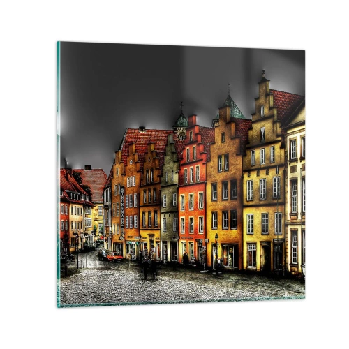 Obraz na skle - Chýba iba kúzelná drožka - 30x30 cm