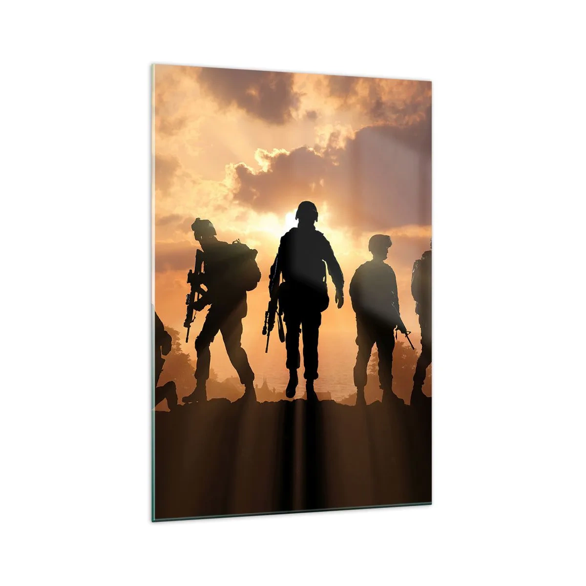 Obraz na skle - Brothers in arms - 70x100 cm