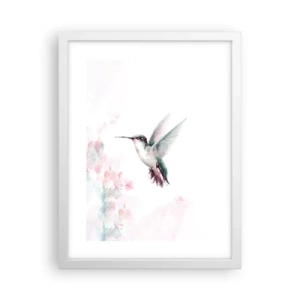 Plagát v bielom ráme - Mávanie - 30x40 cm