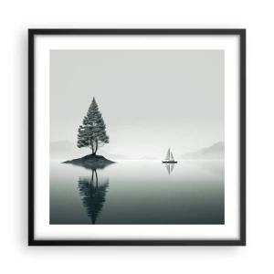 Plagát v čiernom ráme - Snívanie - 50x50 cm