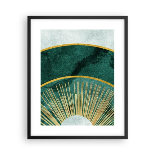 Plagát v čiernom ráme - Iná slnečná sústava - 40x50 cm