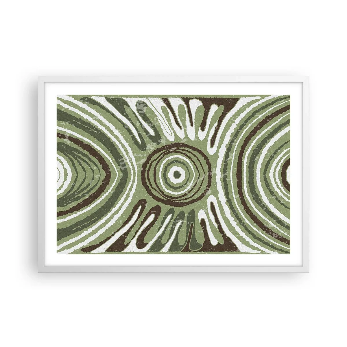 Plagát v bielom ráme - Explózia emócií - 70x50 cm