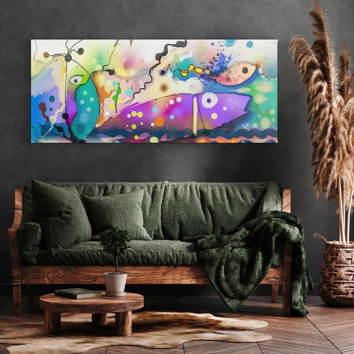Obraz na plátne - Niet slov! - 100x40 cm