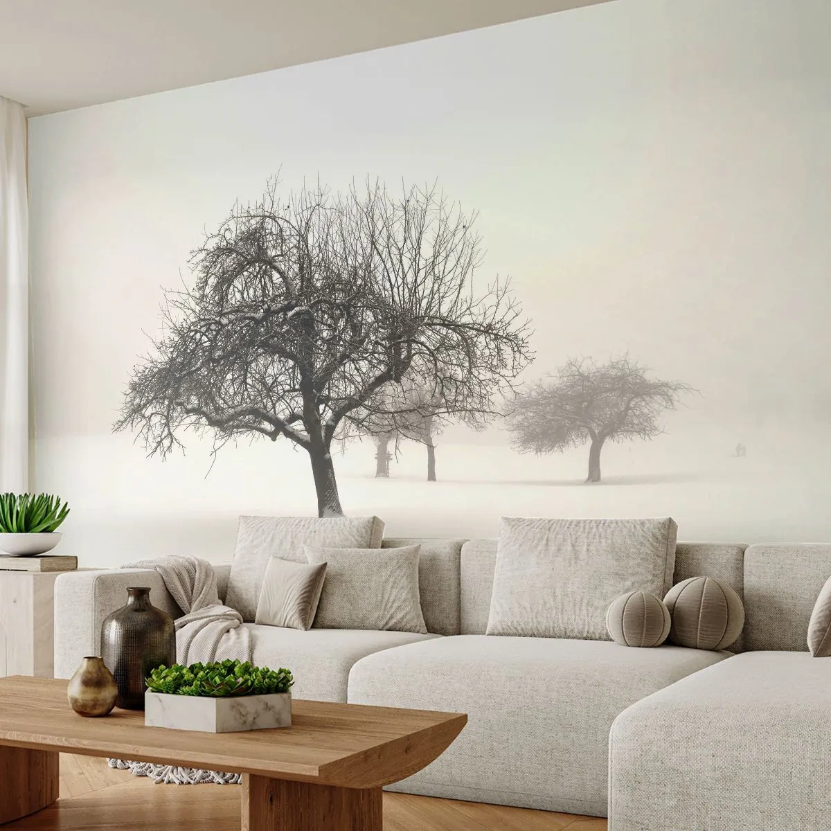 Fototapeta Standard Eco - Zimný sen - Grafika, Strom, Príroda - 400x280 cm