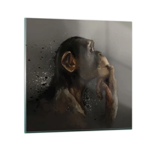 Obraz na skle - Určite mysliteľ - 60x60 cm