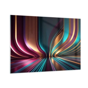 Obraz na skle - Architektúra svetla - 100x70 cm