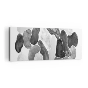 Obraz na plátne - Kamenistá abstrakcia - 120x50 cm