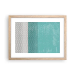 Plagát v ráme zo svetlého duba - Vyvážená kompozícia - 40x30 cm