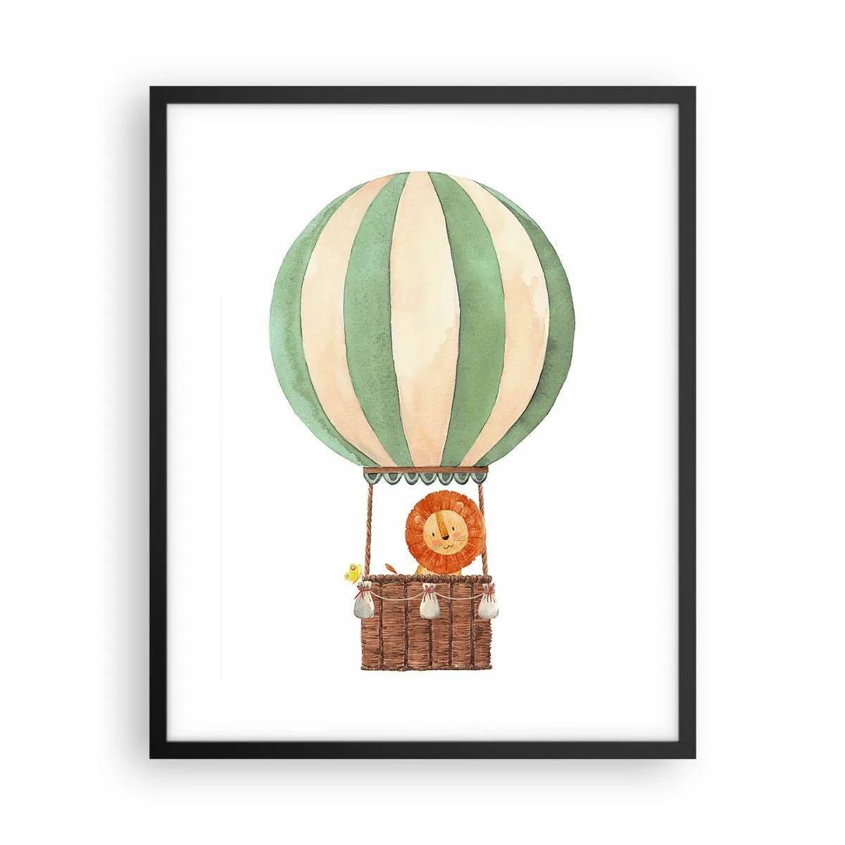 Plagát v čiernom ráme - Leonove cesty - 40x50 cm