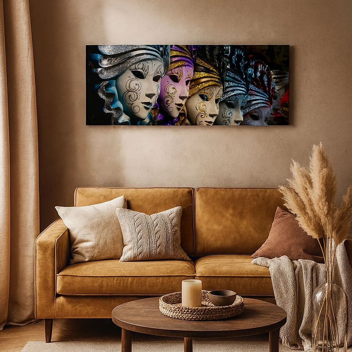 Obraz na plátne - Tajomstvo v zlatej a v striebornej - 100x40 cm