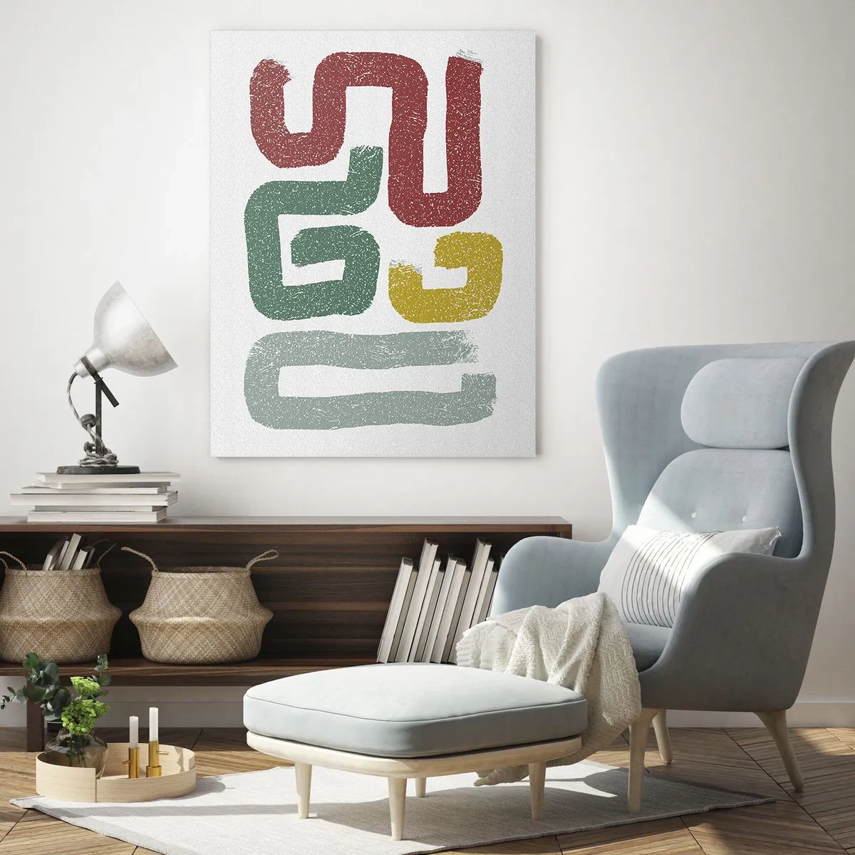 Obraz na skle - V neznámom jazyku - 50x70 cm