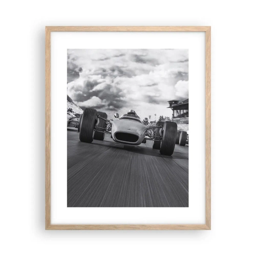 Plagát v ráme zo svetlého duba - Toto je sila! - 40x50 cm