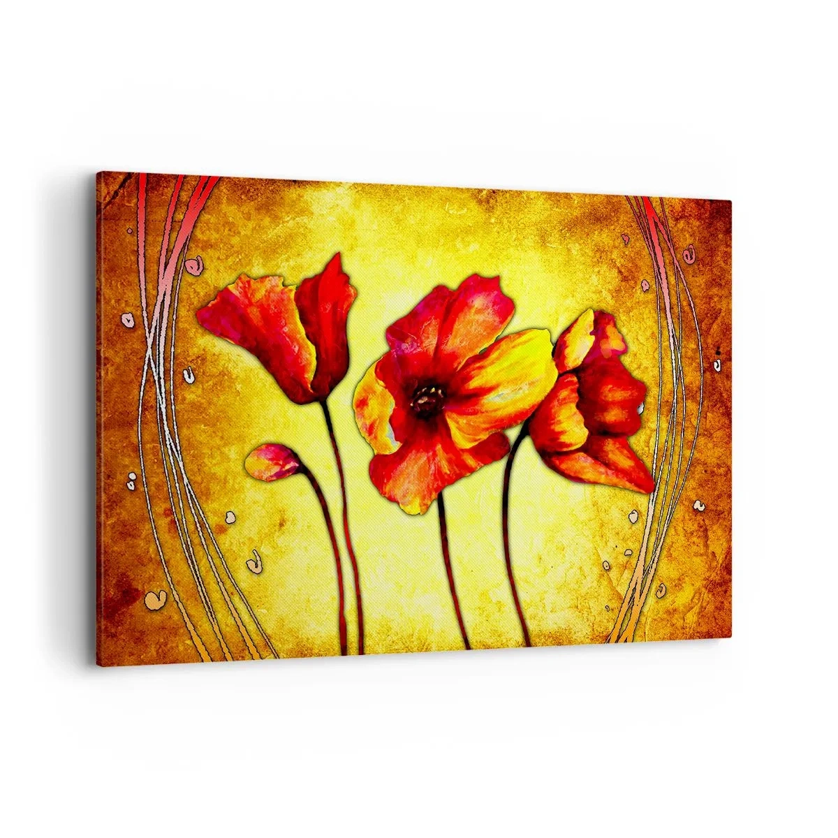 Obraz na plátne - V secesnej dekorácii - 120x80 cm