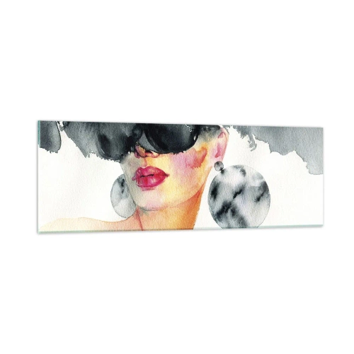 Obraz na skle - Tajomstvo elegancie - 90x30 cm