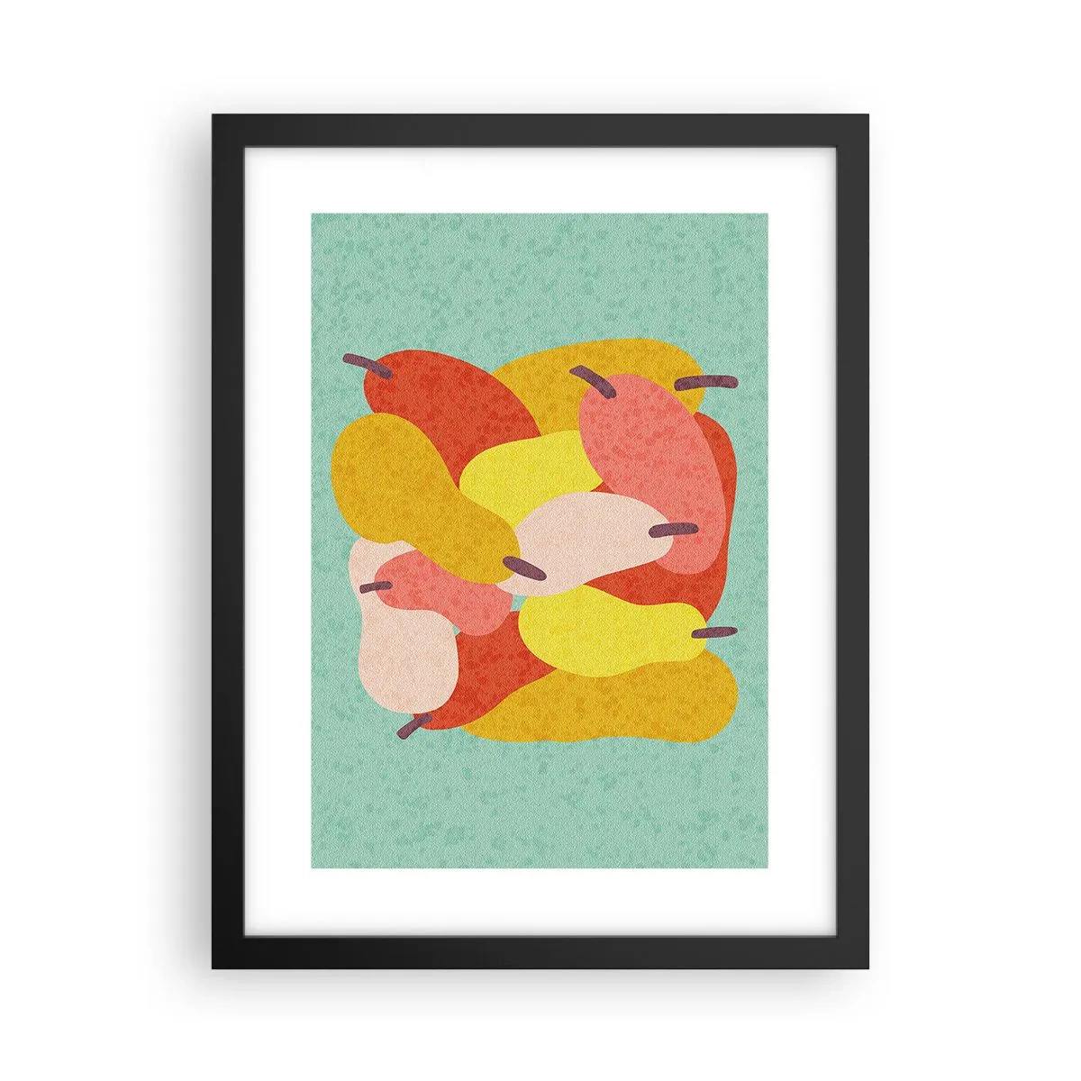 Plagát v čiernom ráme - Ochutnajte letné slnko - 30x40 cm