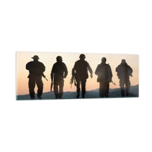 Obraz na skle - Vitaj v našom svete - 90x30 cm