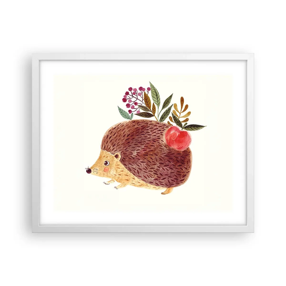 Plagát v bielom ráme - A už ma máš rád - 50x40 cm