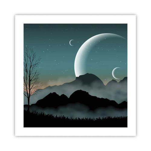 Plagát - Karneval hviezdnej noci - 50x50 cm